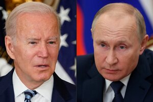 Biden le marcó la cancha a Putin con Ucrania (Fuente: AFP)