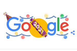 Google cambió su doodle para despedir al 2021 