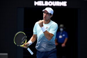 El tenista Facundo Bagnis logró su mejor victoria al superar a Andy Murray (Fuente: AFP)
