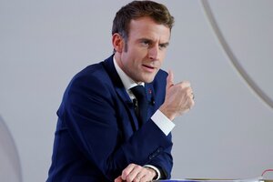 Covid en Francia: Macron dijo que busca "molestar" o "fastidiar" a los antivacunas (Fuente: AFP)