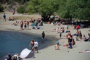 Ola de calor en la Patagonia: el tiempo en Bariloche, Las Grutas, El Calafate, Villa La Angostura y Puerto Madryn (Fuente: Télam)