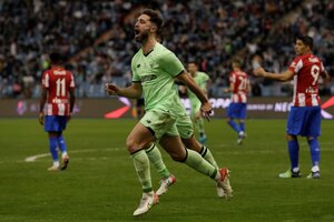 Supercopa de España: Athlétic Bilbao jugará la final con Real Madrid (Fuente: EFE)