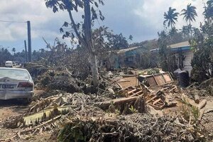 A una semana del tsunami, las islas Tonga enfrentan una situación dramática (Fuente: EFE)