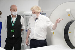Boris Johnson, cerca del abismo en Gran Bretaña (Fuente: AFP)