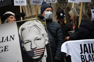 Julian Assange podrá apelar ante la Corte Suprema británica por su extradición a Estados Unidos (Fuente: AFP)