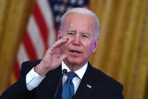 Joe Biden le dijo "estúpido hijo de puta" a un periodista de Fox News (Fuente: AFP)