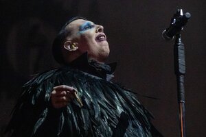 Evan Rachel Wood denunció que Marilyn Manson "esencialmente me violó" durante la grabación de un video musical (Fuente: AFP)