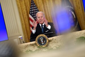 Joe Biden llamó al periodista al que había insultado: "No es nada personal, amigo" (Fuente: AFP)
