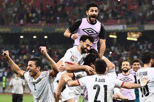 Egipto, con astro Salah, se clasificó a cuartos de final al eliminar a Costa de Marfil (Fuente: AFP)