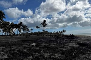 Un terremoto sacudió a Tonga a pocos días de la erupción del volcán (Fuente: EFE)