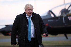 Boris Johnson, agitado, enredado y contradictorio  (Fuente: AFP)