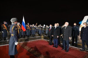 El presidente Alberto Fernández arribó a Rusia para reunirse con Vladimir Putin (Fuente: Télam)