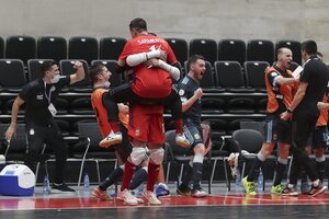 Futsal: Argentina venció a Brasil por penales y es finalista de la Copa América (Fuente: Prensa Selección)