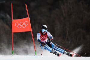 Buen debut de Francesca Baruzzi en los Juegos Olímpicos de Invierno (Fuente: AFP)