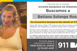 Buscan desesperadamente a Betiana: desapareció hace más de 72 horas