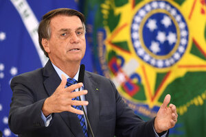 Antes de su viaje a Rusia Jair Bolsonaro reivindica sus lazos con Ucrania (Fuente: AFP)