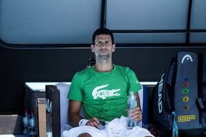 Novak Djokovic dijo que prefiere perderse torneos antes que vacunarse contra la covid-19 (Fuente: AFP)