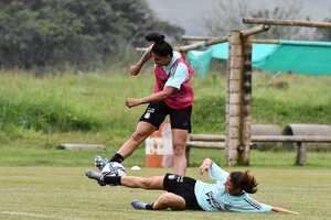 La Selección Argentina femenina se entrenó en Colombia (Fuente: Prensa AFA)