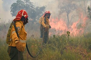 Incendios en Argentina: en los primeros dos meses de 2022 ya arrasaron casi un millón de hectáreas (Fuente: Télam)