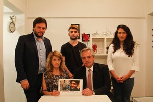 Alberto Fernández se reunió con la familia de Arshak Karhanyan