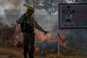 Corrientes: siguen activos cuatro focos de incendios