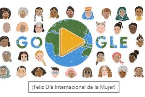 Día de la Mujer 2022: Google conmemora el 8M con un doodle 