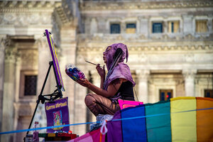 #8M: los colores de la marcha de las pibas (Fuente: Alejandra Morasano)