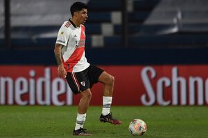 River Plate: Enzo Pérez se recuperó y podría jugar ante Gimnasia (Fuente: NA)