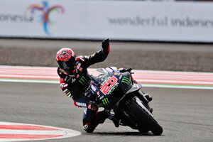  Quartararo marcó el rumbo en el MotoGP (Fuente: EFE)