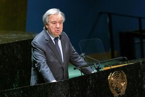El secretario general de la ONU pidió a Rusia que detenga la guerra (Fuente: AFP)