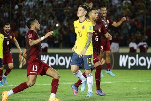 Eliminatorias: Colombia hizo su parte en Venezuela pero no estará en Qatar 2022 (Fuente: EFE)