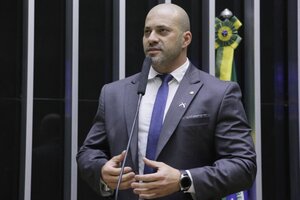 Brasil: un diputado bolsonarista se atrincheró en su despacho del Congreso (Fuente: AFP)