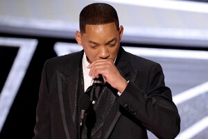 Will Smith podría perder su premio Oscar por el cachetazo a Chris Rock (Fuente: AFP)