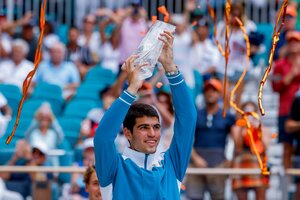El español Carlos Alcaraz ganó el Masters 1000 de Miami (Fuente: EFE)