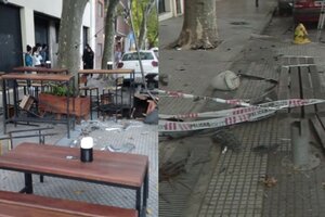 Perdió el control del auto y se llevó por delante las mesas de un bar en Palermo 