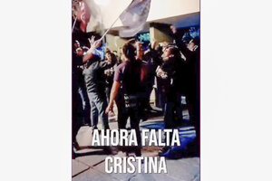 Más violencia contra Cristina Kirchner: Franja Morada le desea la muerte