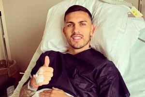 Paredes fue operado y comienza con la recuperación (Fuente: Instagram Leandro Paredes)