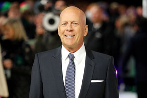 Bruce Willis reapareció luego de dar a conocer su enfermedad y su retiro de la actuación (Fuente: AFP)