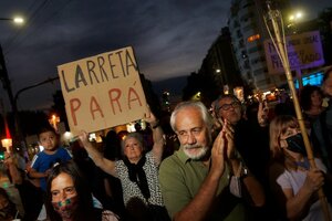 Caballito: nueva protesta contra el Parque Lineal del GCBA (Fuente: Leandro Teysseire)