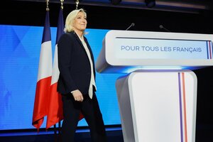 Balotaje en Francia: Le Pen asumió su derrota pero denunció "métodos desleales" de Macron, aunque sin dar detalles