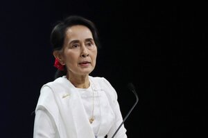 La junta militar de Myanmar condenó a Aung San Suu Kyi a cinco años de cárcel por corrupción (Fuente: EFE)