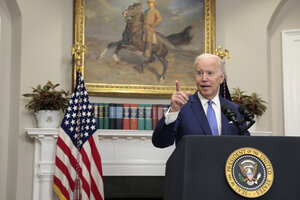 Biden pidió 33.000 millones de dólares para Ucrania "lo más rápido posible" (Fuente: AFP)