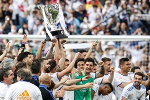 Real Madrid se coronó campeón de la Liga de España (Fuente: EFE)