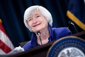Janet Yellen, secretaria del Tesoro (ministra de Economía) de Estados Unidos.  (Fuente: AFP)
