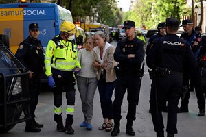 Explosión en un edificio de Madrid: dos muertos y al menos 18 heridos (Fuente: AFP)