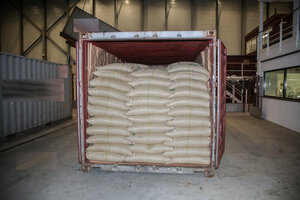 Decomiso de 550 kilos de cocaína escondida en bolsas de café esta semana en Suiza. (Fuente: AFP)