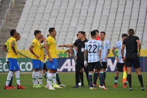 La FIFA ratificó el fallo para que se juegue el Brasil-Argentina suspendido (Fuente: AFP)