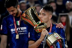 Inter venció a Juventus y es el campeón de la Copa Italia (Fuente: AFP)