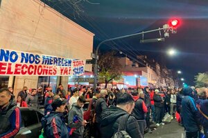San Lorenzo: Otra marcha de hinchas contra Tinelli y Lammens