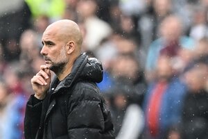 El Manchester City de Guardiola y un paso en falso camino al título (Fuente: AFP)